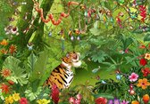 Francois Ruyer legpuzzel Tijger in de jungle 1000 stukjes