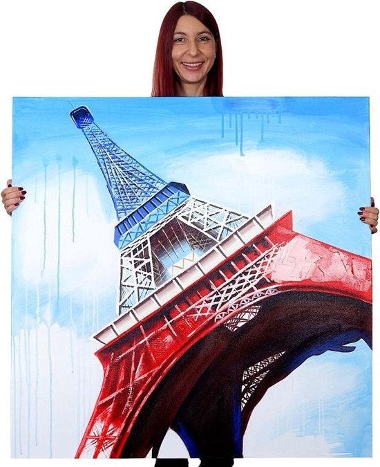 Olieverf schilderij Eiffeltoren 2