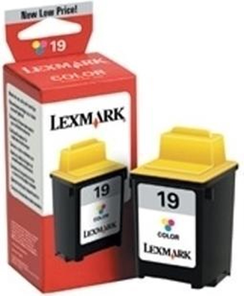 Lexmark inkcartridge nummer 19 kleur 15M2619