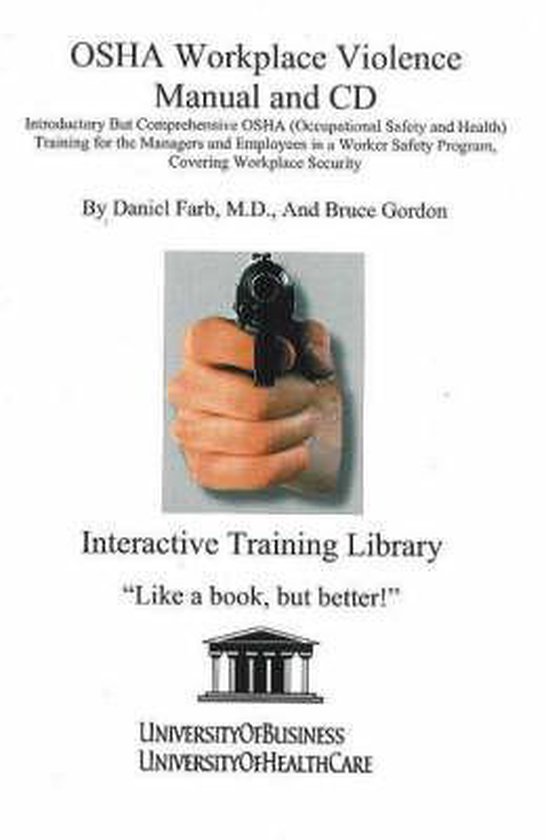 OSHA Workplace Violence, Bruce Gordon 9781932634884 Boeken