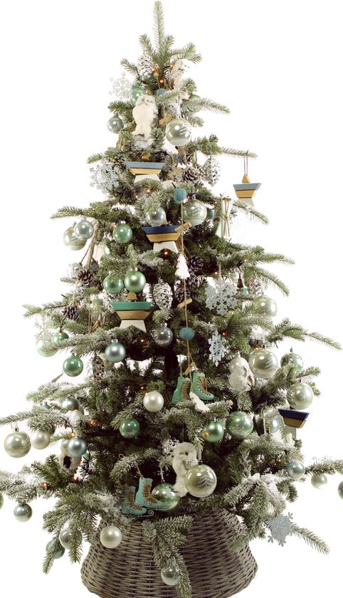 interval Observatorium honing Versierde kerstboom Decotrees Frozen Style Deluxe - 180 cm hoog - Met  verlichting | bol.com