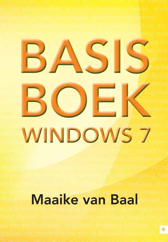 Cover van het boek 'Basisboek Windows 7'