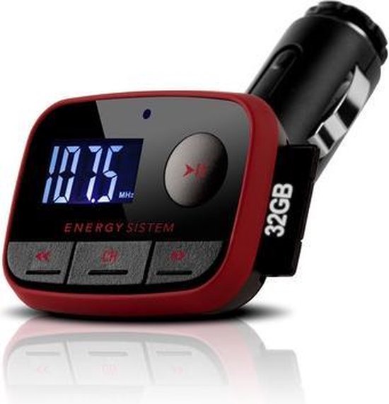 Energy Sistem Car MP3 f2 Racing Red FM transmitter 87,5 - 108 MHz Zwart,  Rood | bol.com