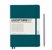 Leuchtturm1917 A5 Medium Notitieboek Gelinieerd Pacific Blue
