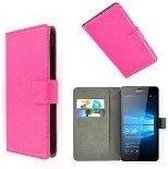 Microsoft Lumia 950XL Wallet Bookcase hoesje Roze