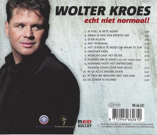 Bol Wolter Kroes Echt Niet Normaal Wolter Kroes CD album 