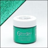 Angelus Glitterlites - 29,5 ml Glitter verf voor o.a. leer - Emerald