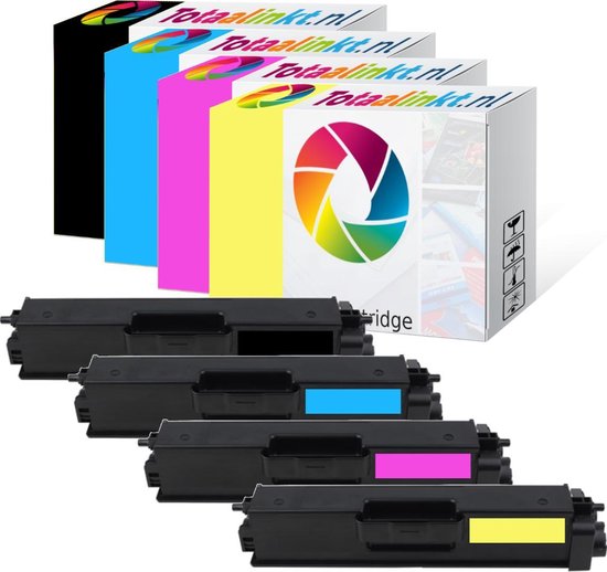 Brother DCP-9015CDW toner cartridge | Multi-color 4x | huismerk | bol.com