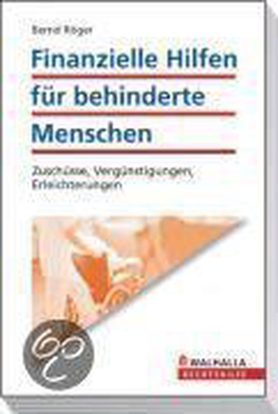 Finanzielle Hilfen für Menschen mit Behinderung - cover