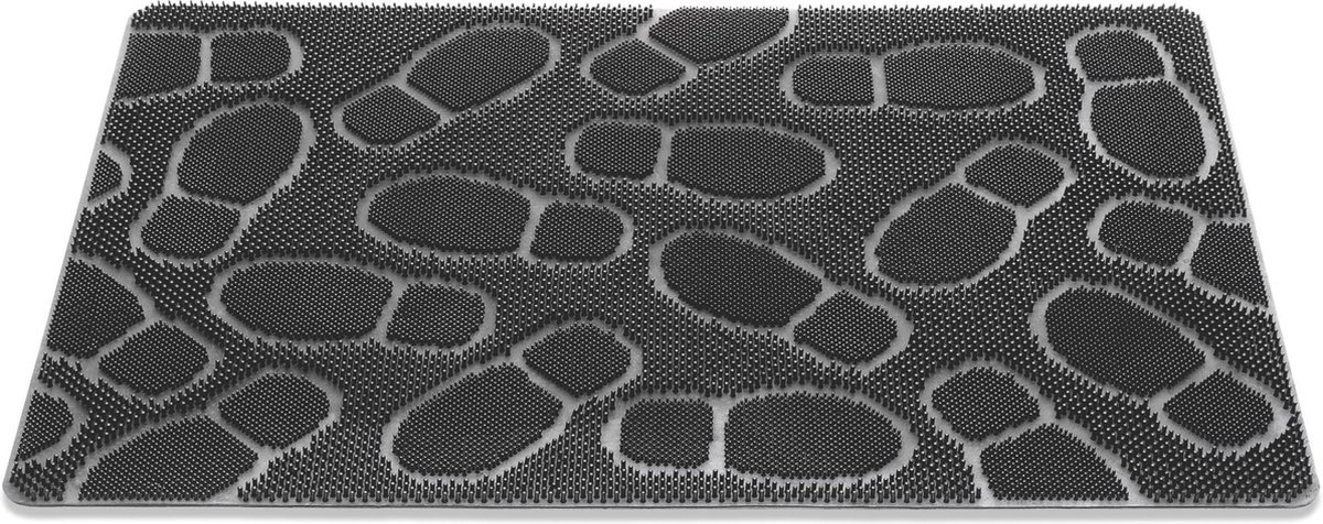 Hamat Deurmat FootSteps Zwart 40 x 60 cm Antraciet