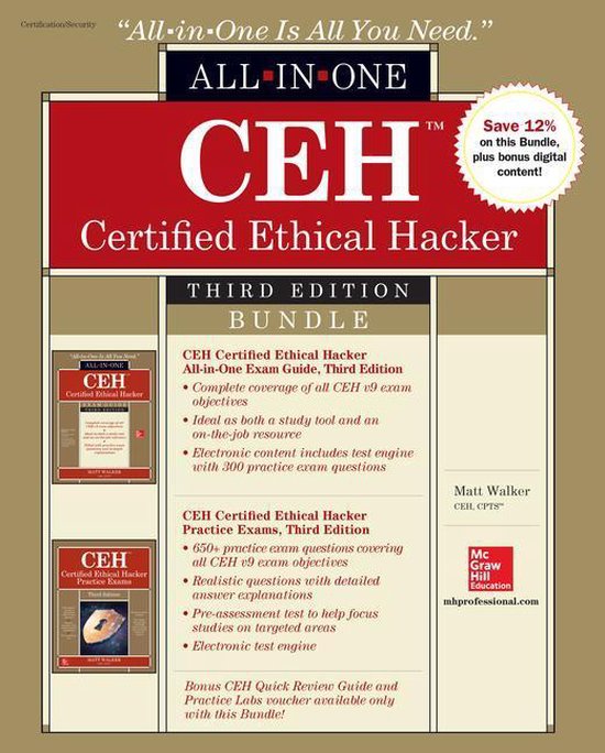 CEH Certified Ethical Hacker Bundle, Third Edition - cover
