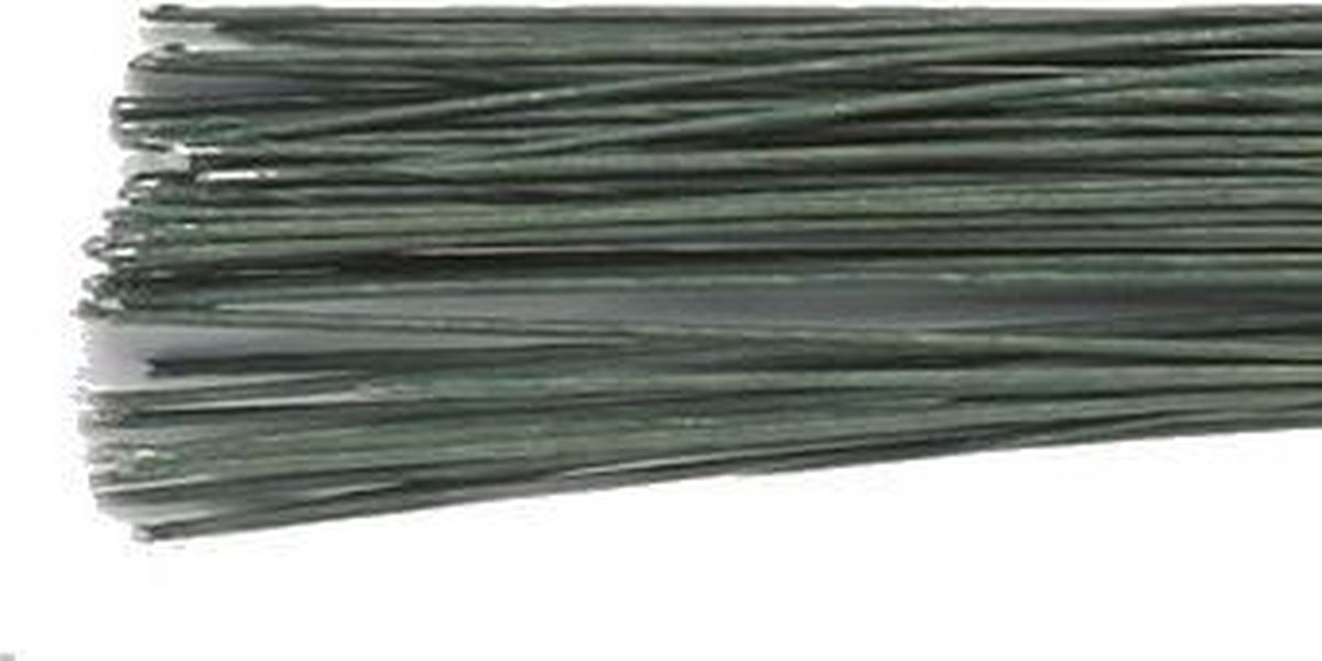Culpitt Floral Wire Donkergroen 28 Gauge set/50