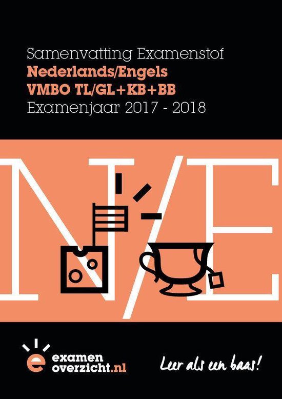 ExamenOverzicht - Samenvatting Nederlands en Engels VMBO TL/ ... - cover