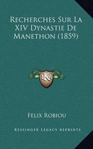 Recherches Sur La XIV Dynastie de Manethon (1859)