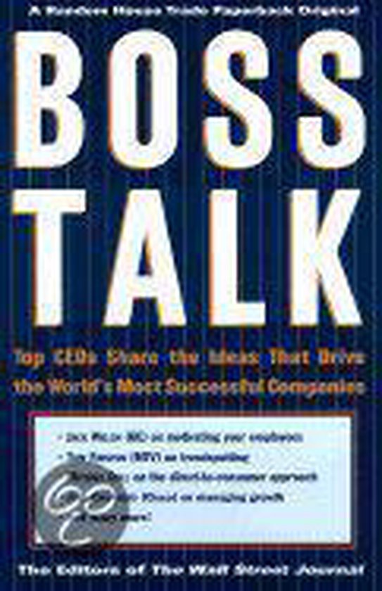 Boss Talk - cover