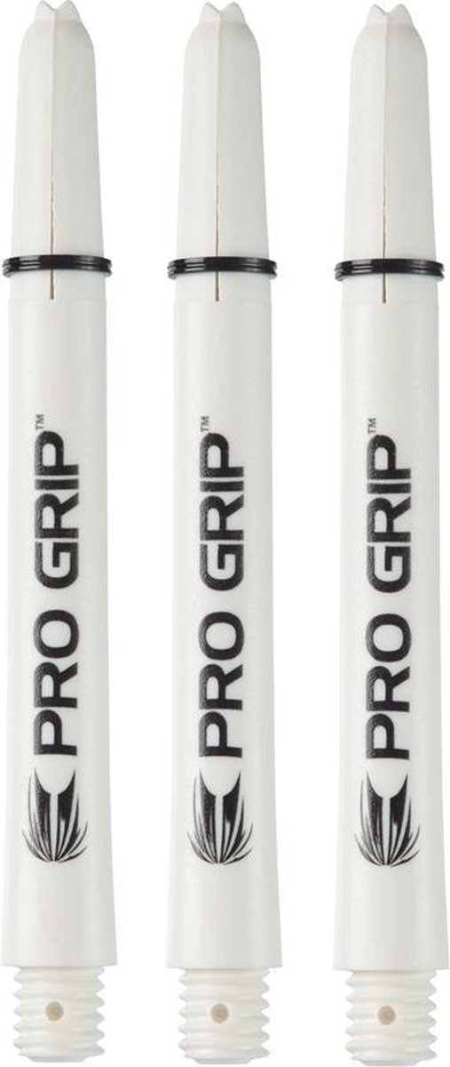 PRO GRIP WHITE MEDIUM dart shaft