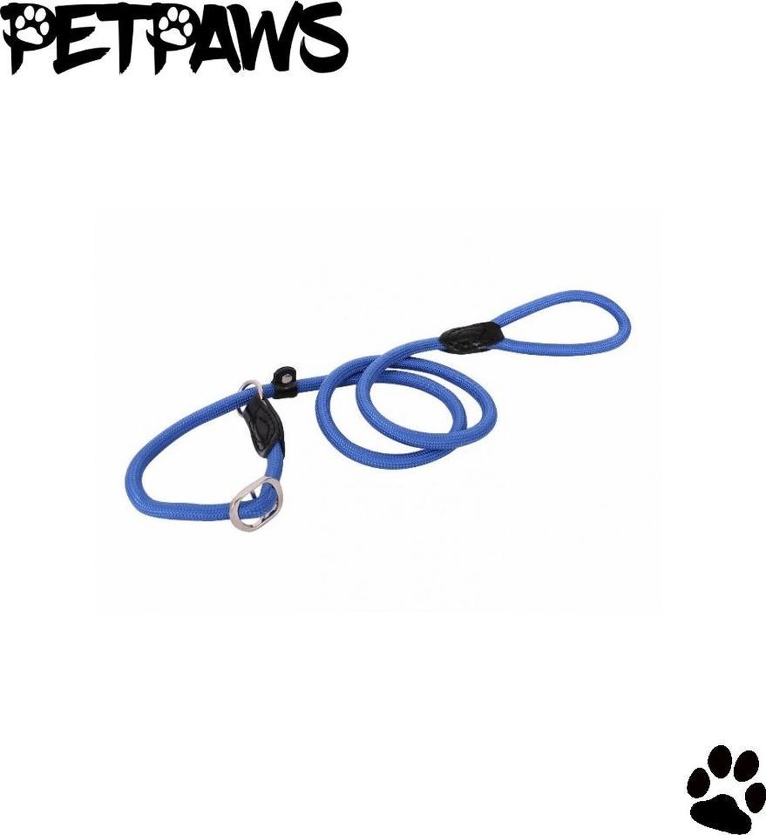 PetPaws Retrieverlijn - Jachtlijn met 2 Stops - Freestyle - 130cm | 13mm - Blauw