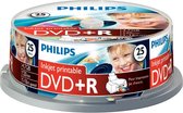 Philips DVD+R - 4,7GB - Speed 16x - Printbaar - Spindle - 25 stuks