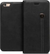 iPhone 7 PLUS - iHosen Leather Book Case - Zwart