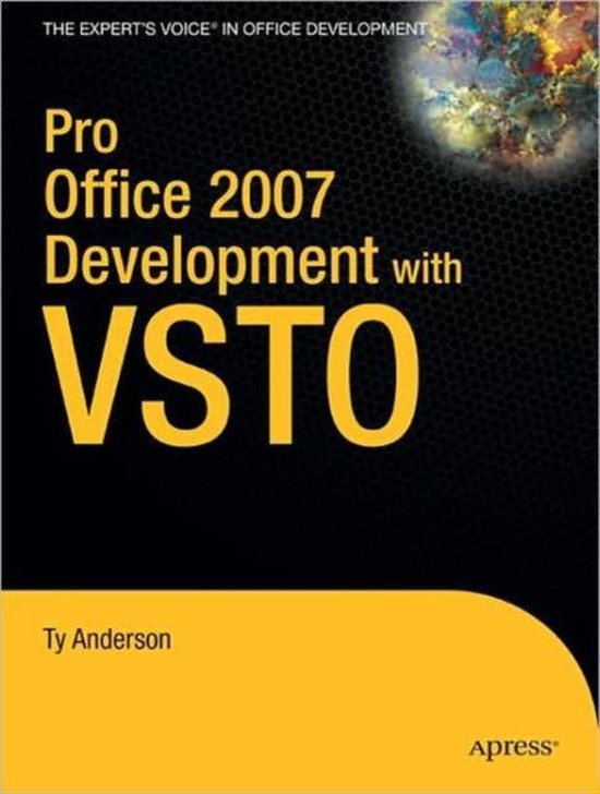 Pro Office 2007 Development with VSTO - cover