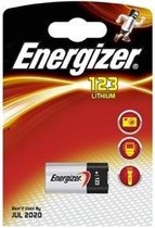 6x Energizer CR123A - CR17345 3V Photo Lithium Batteries - 6 pcs