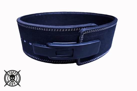 Black Lifting Belt, Large met Fast Clip systeem en 12mm dikte. | bol.com