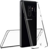 Samsung Galaxy S9 - Voor en Achterkant 360 Graden Bescherming Shockproof Siliconen Gel TPU Case Screenprotector Transparant Cover Hoesje - (0.5mm)