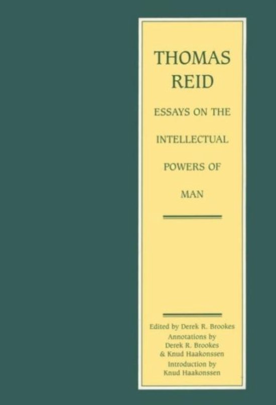 thomas reid essays on the intellectual powers of man