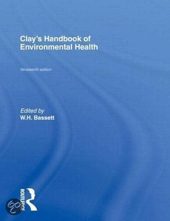 Foto: Clay s handbook of environmental health