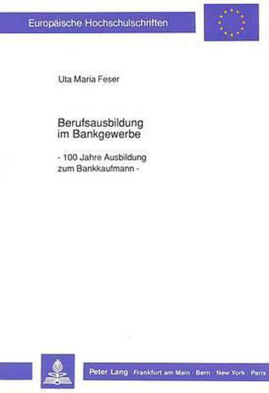 Berufsausbildung Im Bankgewerbe