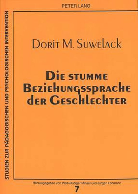 Die Stumme Beziehungssprache Der Geschlechter - cover