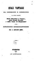 Quali vantaggi ha conseguiti e conseguira la civile societa