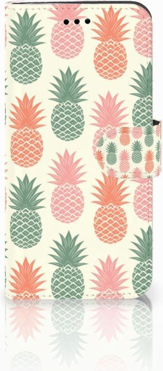Huawei P10 Lite Book Cover Ananas