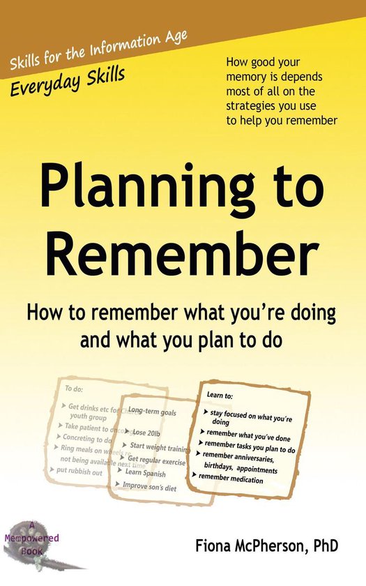 Planning to Remember (ebook), Fiona Mcpherson 9781927166017 Boeken