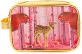 Toilettas Bambi - Hertje Toilettas - Kinder Toilettas - 24 x 16 x 9 cm