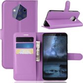 Nokia 9 PureView Hoesje - Book Case - Paars