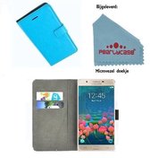 Pearlycase® Geschikt voor Samsung Galaxy J7 Prime 2 (2018) - Smartphone Hoesje Wallet Bookstyle Case Turquoise