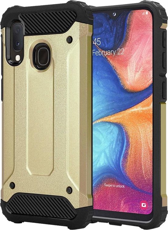 Ntech Armor - Samsung Galaxy A20e - Goud
