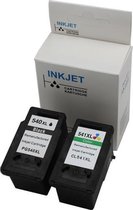 Set  inkt cartridge voor Canon PG540Xl+CL541Xl met niveau-indicator