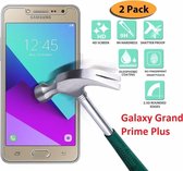 1 + 1 Gratis - Galaxy Grand Prime Plus glazen Screenprotector Tempered Glass  (0.3mm)