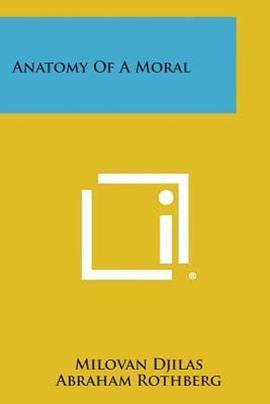 Anatomy of a Moral - cover
