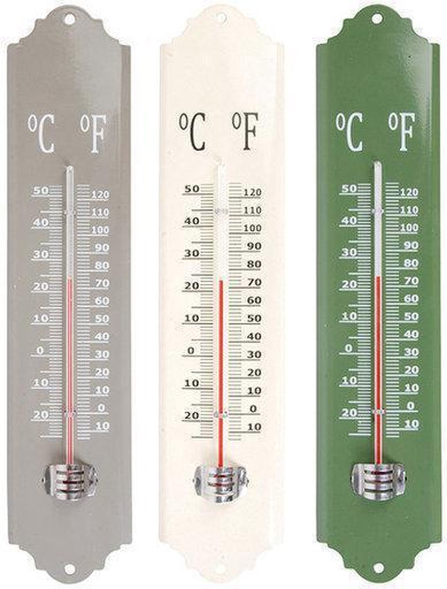 Metalen thermometer kleurkeuze | bol.com