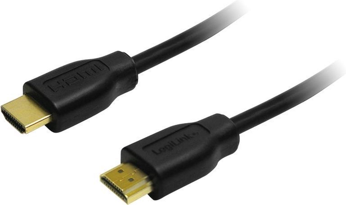 LogiLink CH0045 HDMI-kabel HDMI Aansluitkabel HDMI-A-stekker, HDMI-A-stekker 7.50 m Zwart 4K UHD