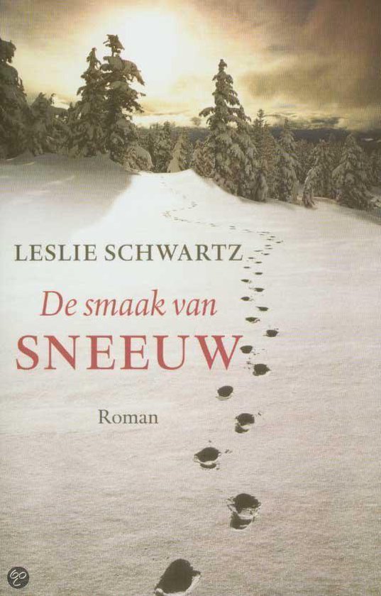Cover van het boek 'De smaak van sneeuw'