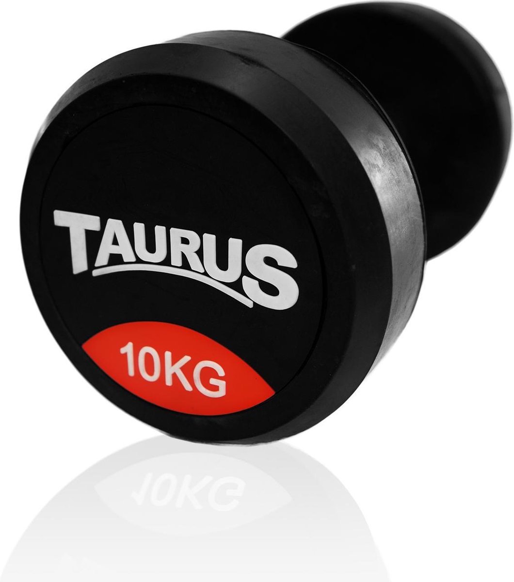 Taurus halter gerubberd - Dumbbell 20 kg