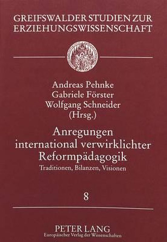 Greifswalder Studien Zur Erziehungswissenschaft- Anregungen  ... - cover