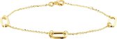The Jewelry Collection Armband 1,4 mm 19 cm - Geelgoud