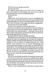 Tekstpagina met dialoog tussen soldaten die de gruwelen van de oorlog bespreken, met nadruk op het verlies van onschuld.