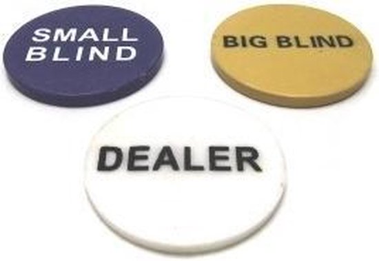 Afbeelding van het spel Poker dealer button set