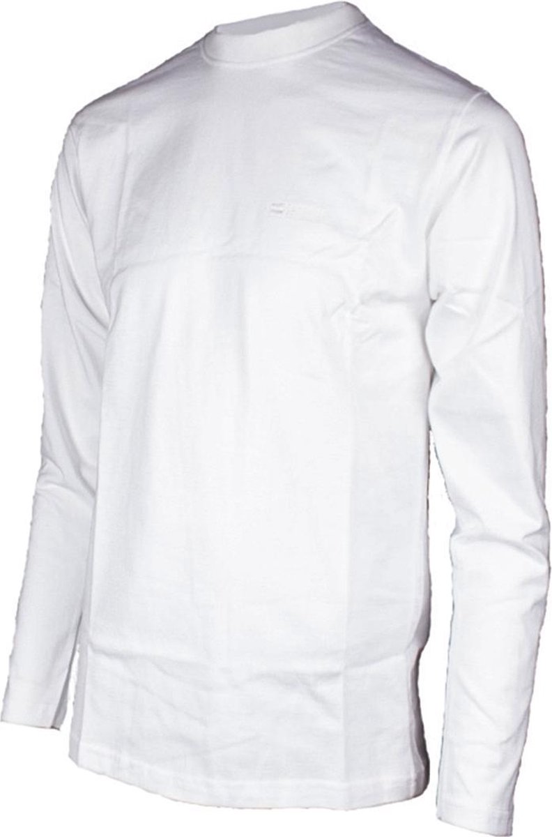 Piva schooluniform t-shirt lange mouwen jongens - wit - maat XL/42